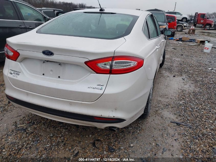 VIN 3FA6P0LU6ER120029 2014 FORD FUSION HYBRID no.4