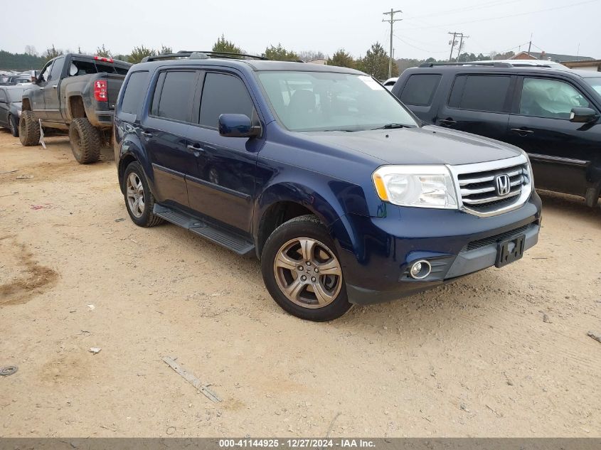 VIN 5FNYF3H57EB021164 2014 Honda Pilot, Ex-L no.1