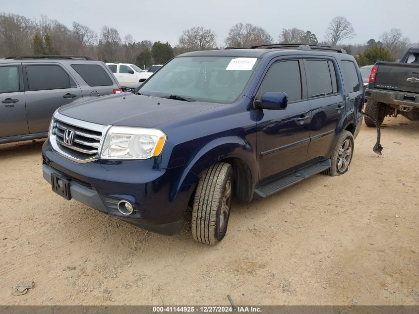 VIN 5FNYF3H57EB021164 2014 Honda Pilot, Ex-L no.2