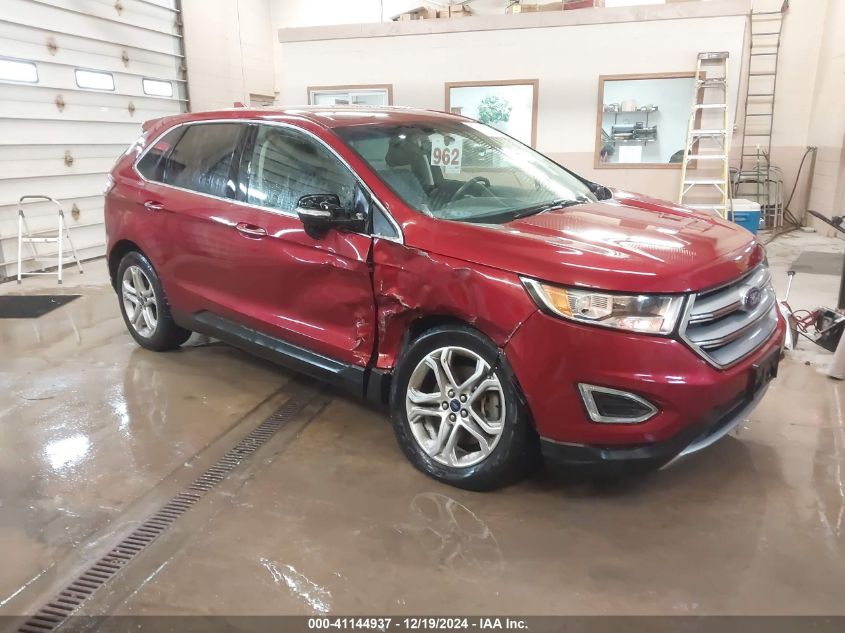 VIN 2FMPK4K9XHBB28327 2017 FORD EDGE no.1