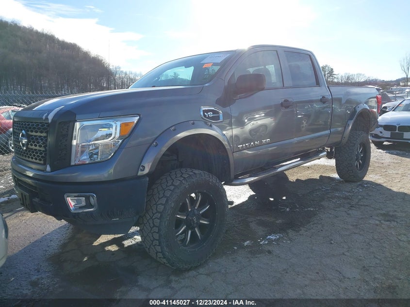 2017 NISS TITAN XD S CREW CAB VIN: 1N6AA1F36HN519221
