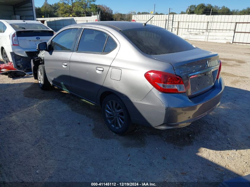 VIN ML32F4FJ3HHF14961 2017 Mitsubishi Mirage, G4 SE no.3