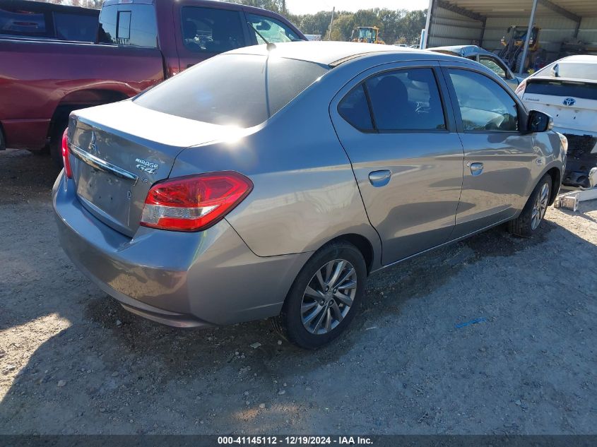 VIN ML32F4FJ3HHF14961 2017 Mitsubishi Mirage, G4 SE no.4