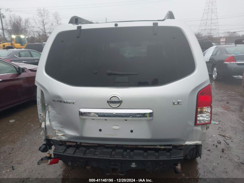 2010 Nissan Pathfinder Le VIN: 5N1AR1NBXAC612373 Lot: 41145195