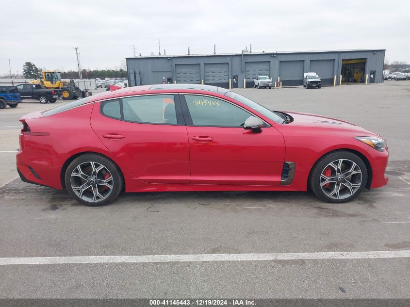 2018 Kia Stinger Gt2 VIN: KNAE55LC0J6013224 Lot: 41145443