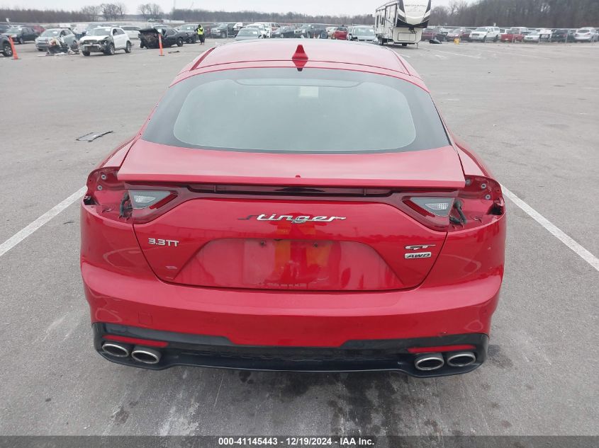 2018 Kia Stinger Gt2 VIN: KNAE55LC0J6013224 Lot: 41145443