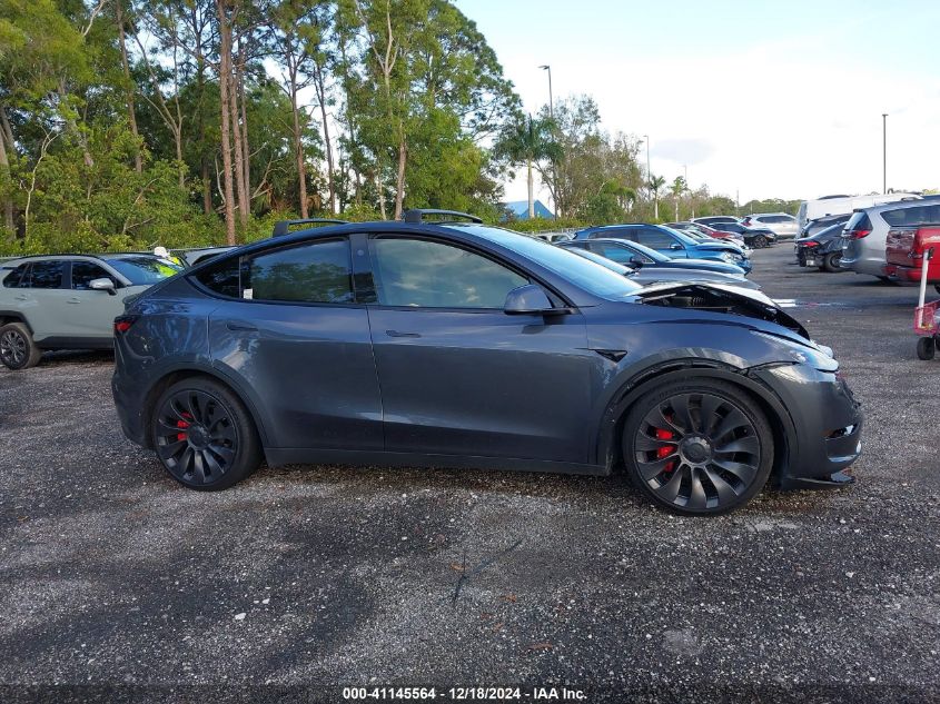 2023 Tesla Model Y Performance Dual Motor All-Wheel Drive VIN: 7SAYGDEF0PF831046 Lot: 41145564