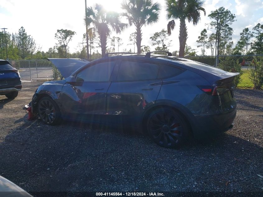 2023 Tesla Model Y Performance Dual Motor All-Wheel Drive VIN: 7SAYGDEF0PF831046 Lot: 41145564