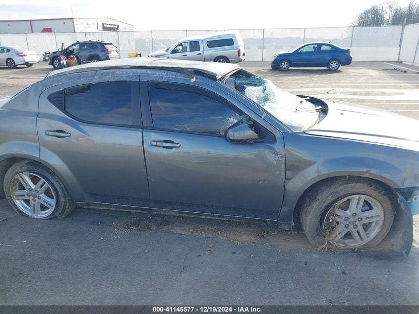 2012 DODGE AVENGER VIN: 1C3CDZCB7CN313416