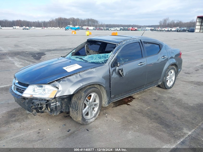 2012 DODGE AVENGER VIN: 1C3CDZCB7CN313416
