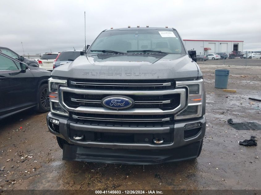 2022 Ford F-250 Platinum VIN: 1FT8W2BT9NEF39019 Lot: 41145603