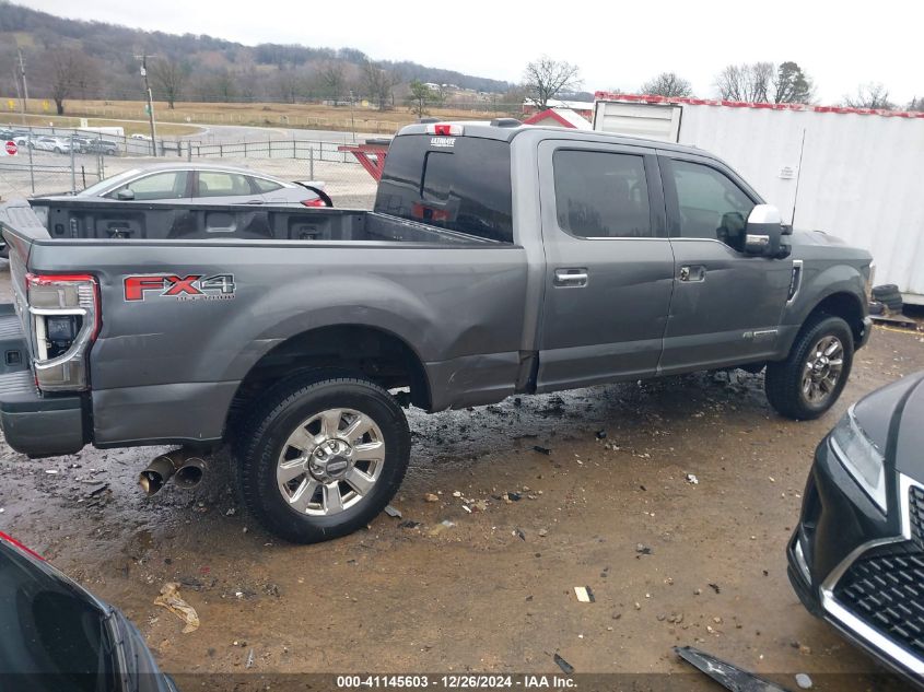 2022 Ford F-250 Platinum VIN: 1FT8W2BT9NEF39019 Lot: 41145603