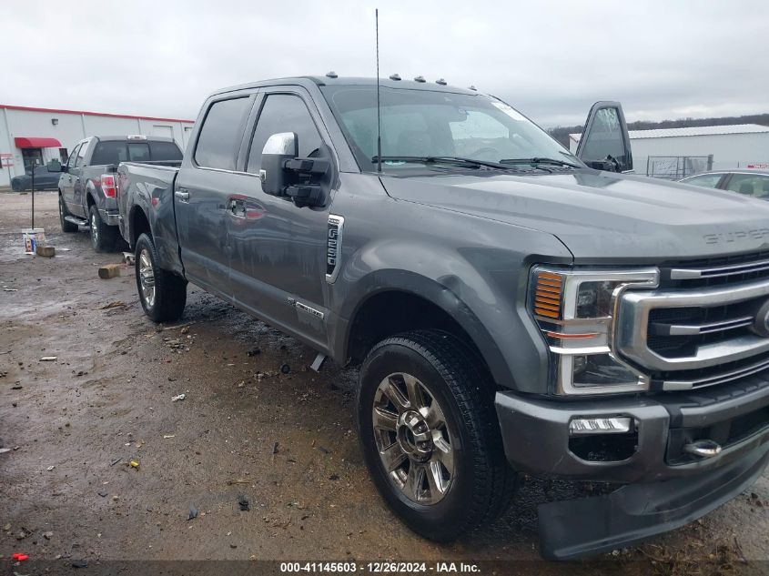 2022 Ford F-250 Platinum VIN: 1FT8W2BT9NEF39019 Lot: 41145603