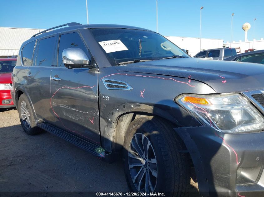 2019 Nissan Armada Sl VIN: JN8AY2NDXK9089101 Lot: 41145678