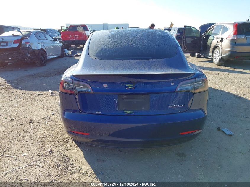 2019 Tesla Model 3 Long Range/Performance VIN: 5YJ3E1EB3KF447358 Lot: 41145724