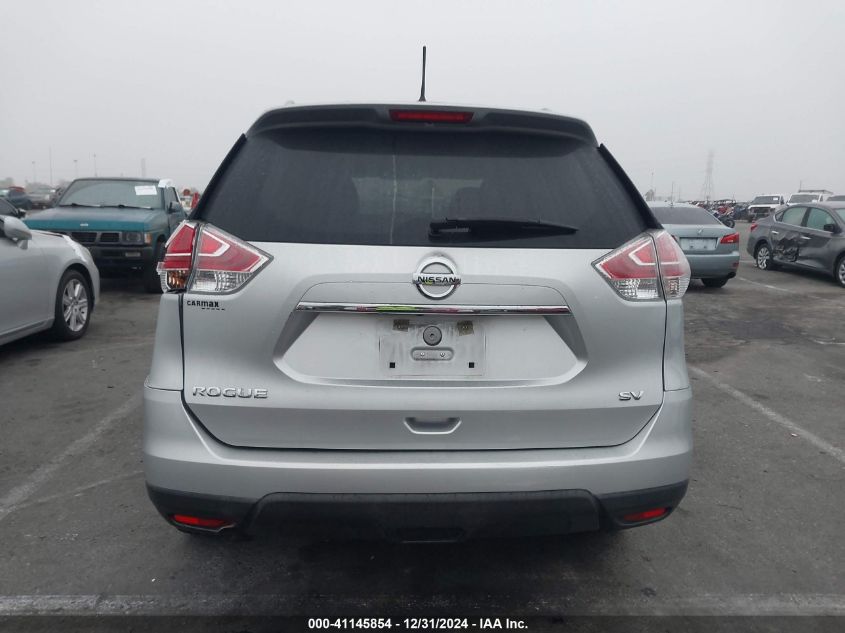 2016 Nissan Rogue Sv VIN: 5N1AT2MT1GC788108 Lot: 41145854