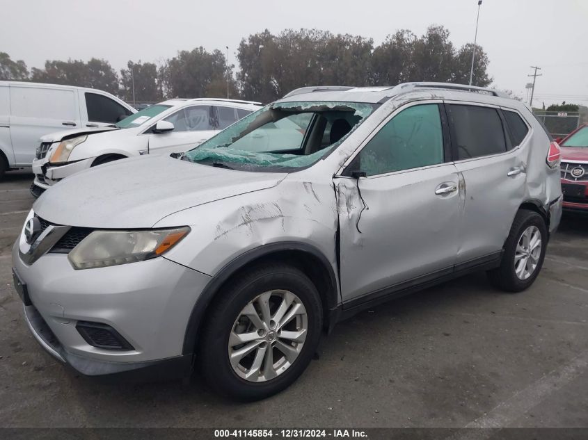 2016 Nissan Rogue Sv VIN: 5N1AT2MT1GC788108 Lot: 41145854