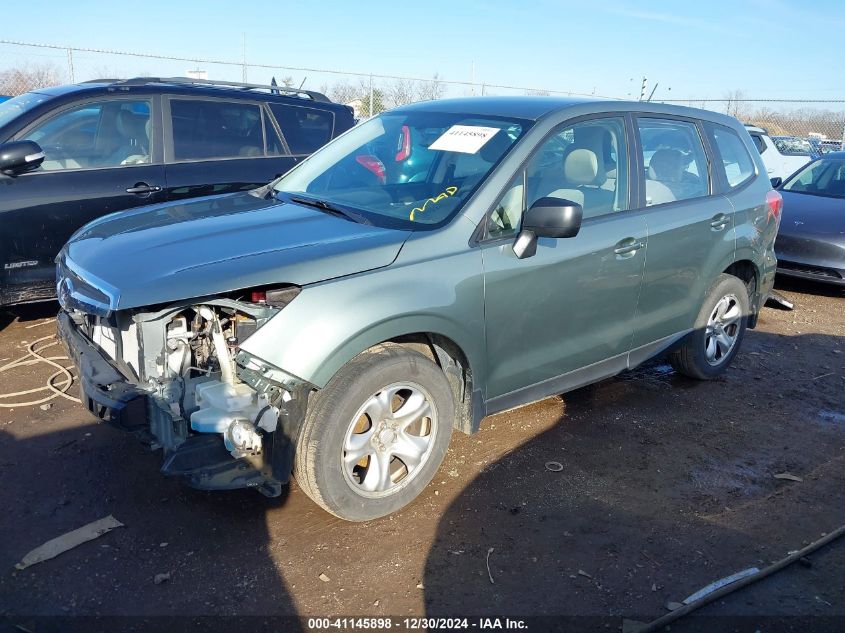 VIN JF2SJAAC3EH529912 2014 Subaru Forester, 2.5I no.2