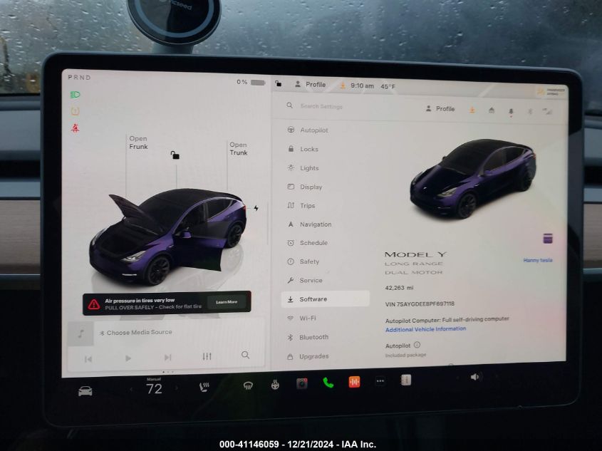 VIN 7SAYGDEE8PF697118 2023 Tesla Model Y, Awd/Long... no.7