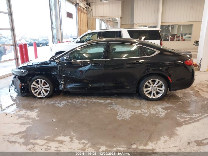2015 Chrysler 200 Limited VIN: 1C3CCCABXFN698655 Lot: 41146125