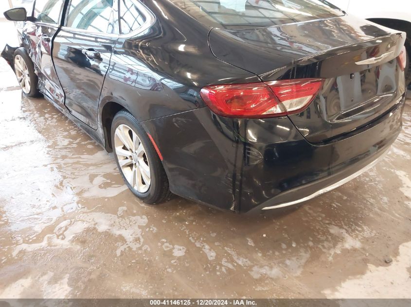 2015 Chrysler 200 Limited VIN: 1C3CCCABXFN698655 Lot: 41146125