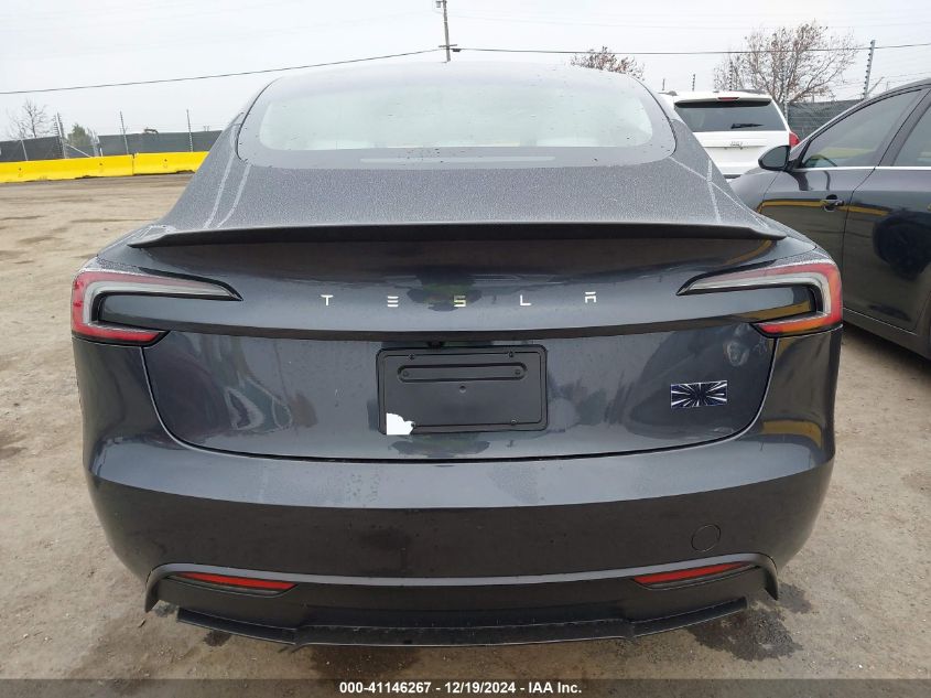 2024 Tesla Model 3 Performance All-Wheel Drive VIN: 5YJ3E1ET1RF914389 Lot: 41146267