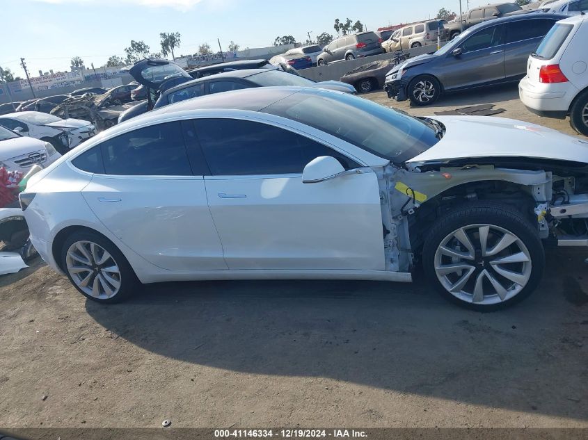 2018 Tesla Model 3 Long Range/Mid Range VIN: 5YJ3E1EA9JF099006 Lot: 41146334