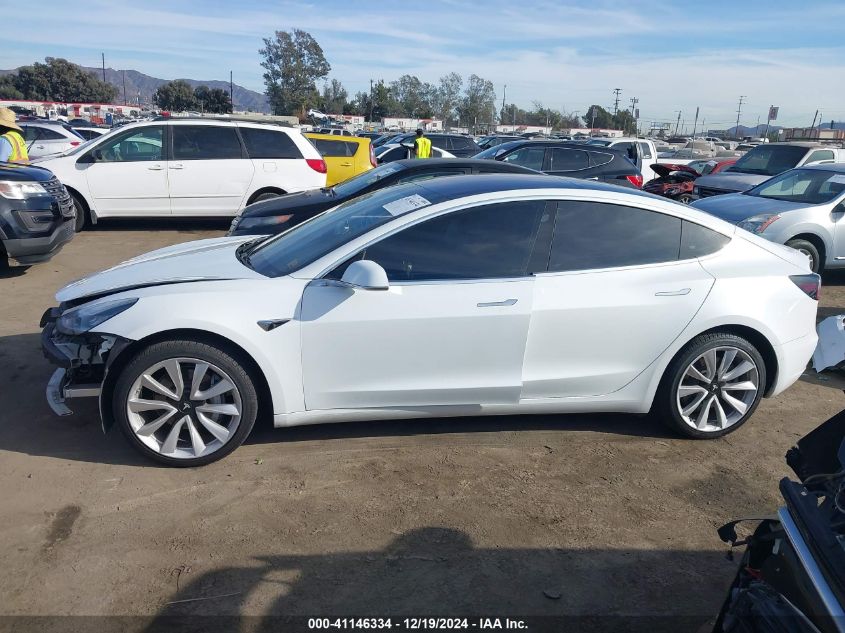 2018 Tesla Model 3 Long Range/Mid Range VIN: 5YJ3E1EA9JF099006 Lot: 41146334