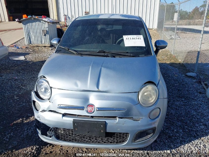 2013 Fiat 500 Sport VIN: 3C3CFFBRXDT554847 Lot: 41146341