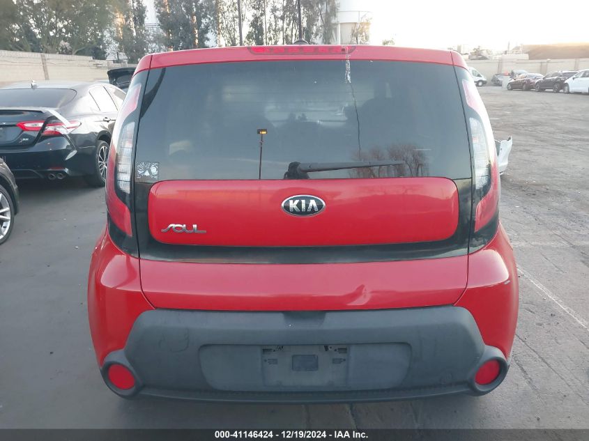 2015 Kia Soul + VIN: KNDJP3A56F7780744 Lot: 41146424