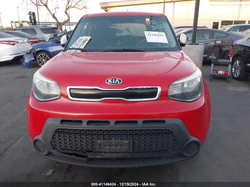 2015 Kia Soul + VIN: KNDJP3A56F7780744 Lot: 41146424