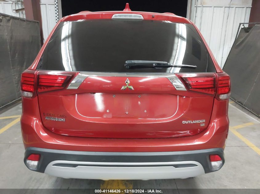 2019 Mitsubishi Outlander Le/Se/Sel VIN: JA4AD3A39KZ037799 Lot: 41146426