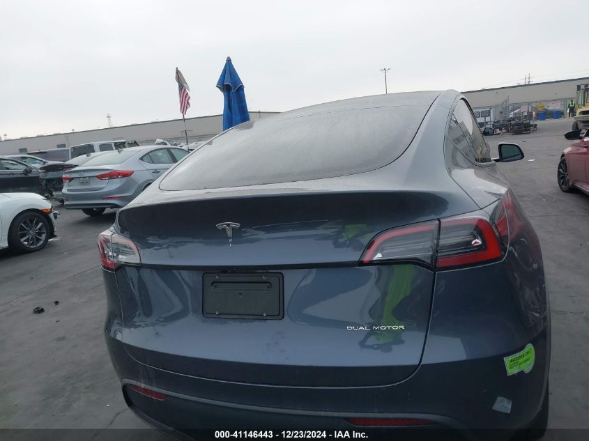 2023 Tesla Model Y Awd/Long Range Dual Motor All-Wheel Drive VIN: 7SAYGDEE0PA129491 Lot: 41146443