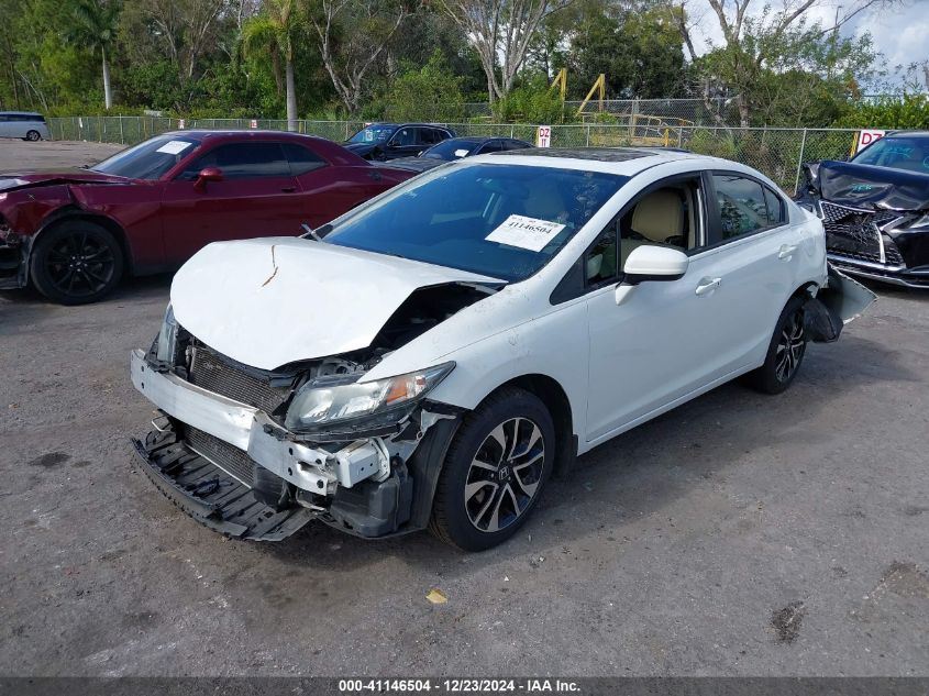 VIN 19XFB2F83FE298444 2015 Honda Civic, EX no.2