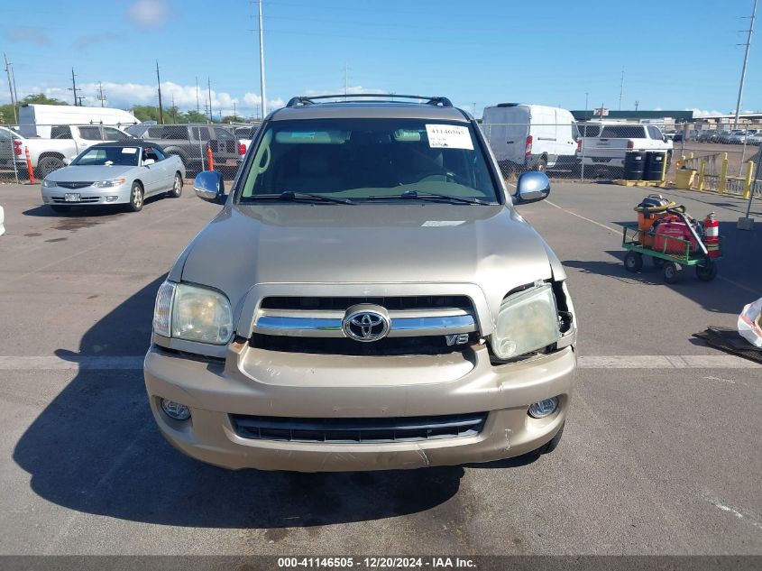 2007 Toyota Sequoia Limited V8 VIN: 5TDZT38A87S297362 Lot: 41146505