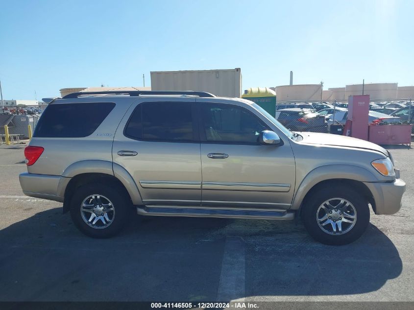 2007 Toyota Sequoia Limited V8 VIN: 5TDZT38A87S297362 Lot: 41146505