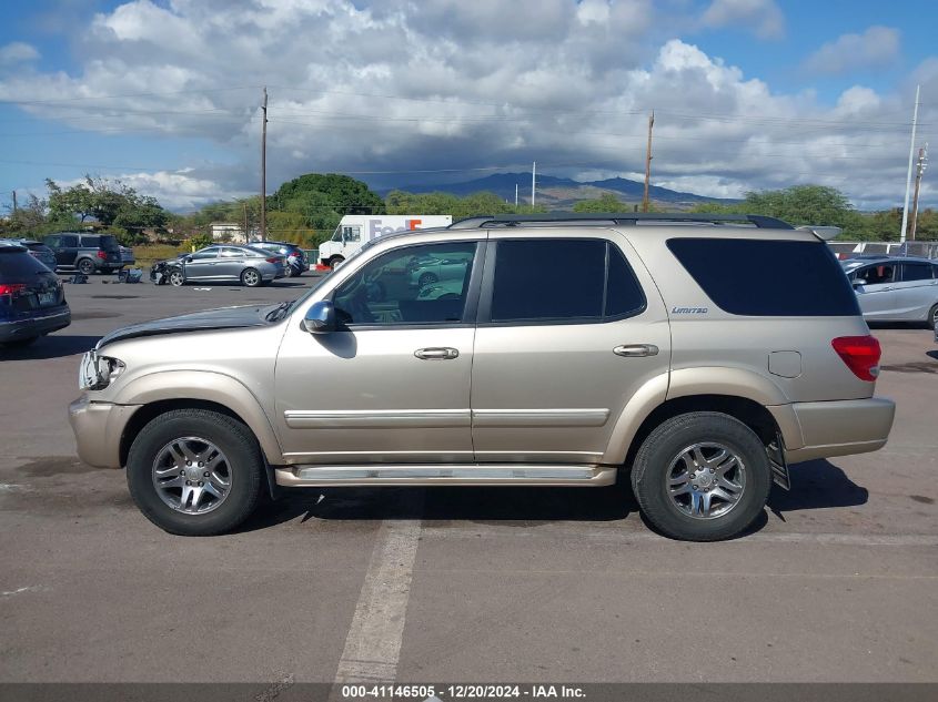 2007 Toyota Sequoia Limited V8 VIN: 5TDZT38A87S297362 Lot: 41146505