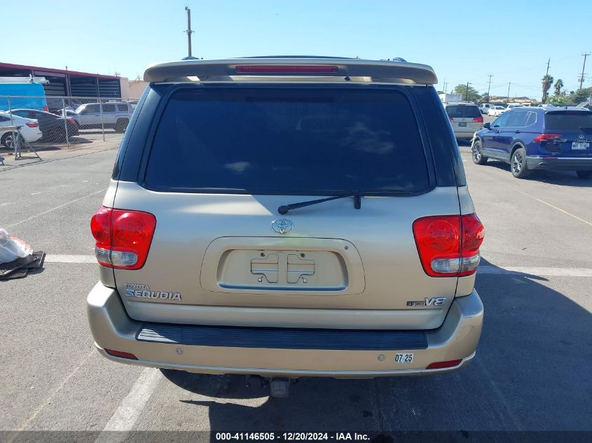 2007 Toyota Sequoia Limited V8 VIN: 5TDZT38A87S297362 Lot: 41146505