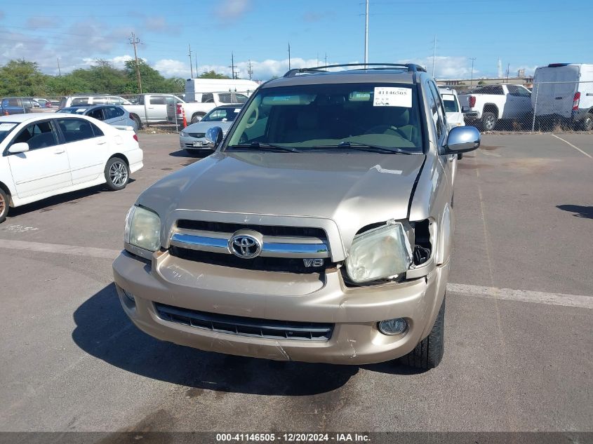 2007 Toyota Sequoia Limited V8 VIN: 5TDZT38A87S297362 Lot: 41146505