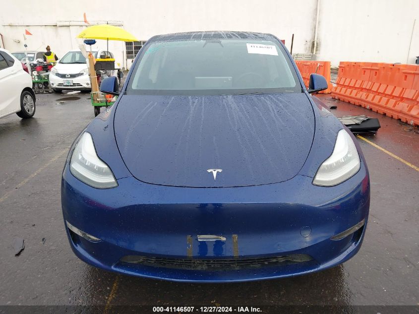 2020 Tesla Model Y Long Range Dual Motor All-Wheel Drive/Performance Dual Motor All-Wheel Drive VIN: 5YJYGDEF6LF000139 Lot: 41146507