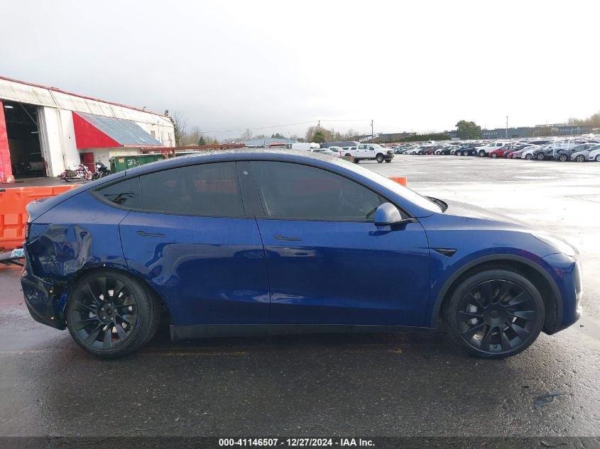 2020 Tesla Model Y Long Range Dual Motor All-Wheel Drive/Performance Dual Motor All-Wheel Drive VIN: 5YJYGDEF6LF000139 Lot: 41146507