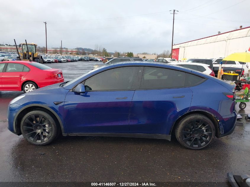 2020 Tesla Model Y Long Range Dual Motor All-Wheel Drive/Performance Dual Motor All-Wheel Drive VIN: 5YJYGDEF6LF000139 Lot: 41146507