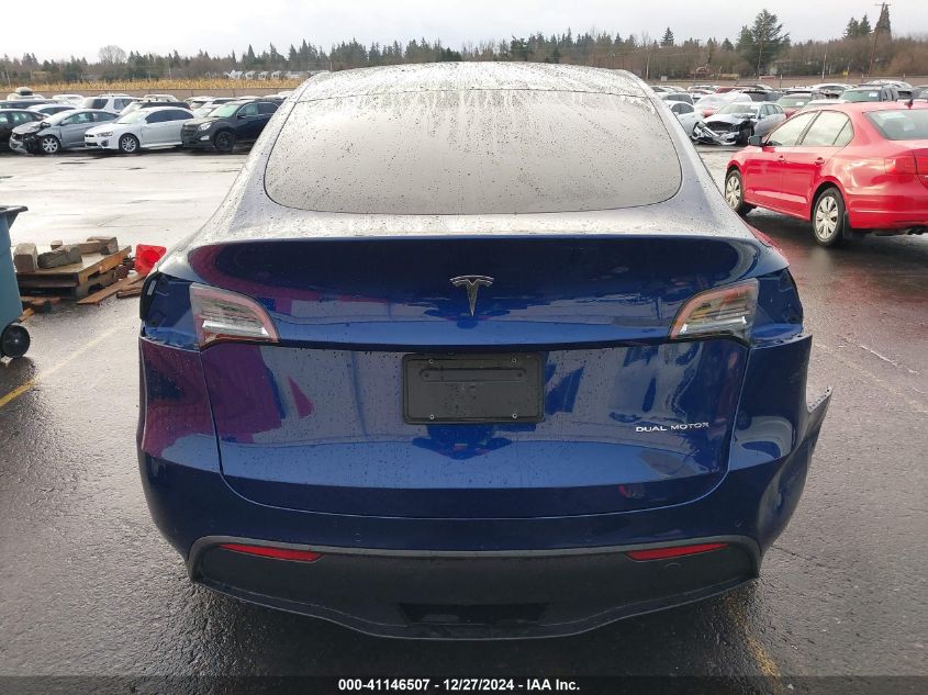 2020 Tesla Model Y Long Range Dual Motor All-Wheel Drive/Performance Dual Motor All-Wheel Drive VIN: 5YJYGDEF6LF000139 Lot: 41146507