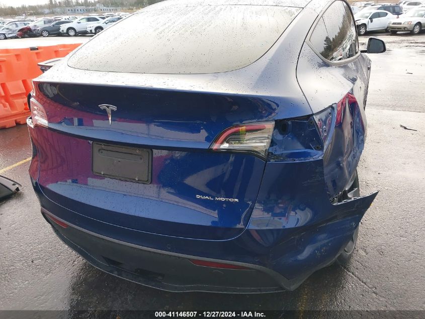 2020 Tesla Model Y Long Range Dual Motor All-Wheel Drive/Performance Dual Motor All-Wheel Drive VIN: 5YJYGDEF6LF000139 Lot: 41146507