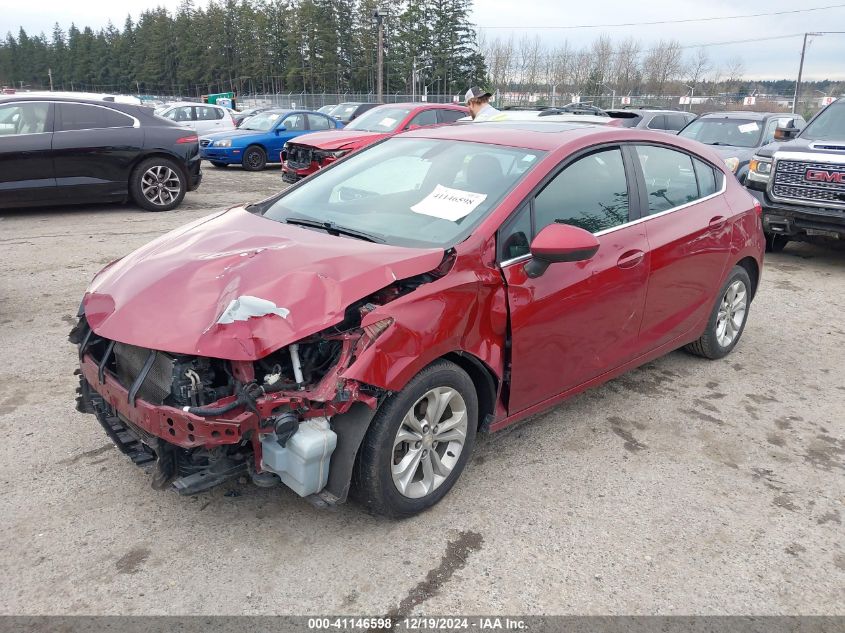 VIN 3G1BE6SM5KS566656 2019 CHEVROLET CRUZE no.2