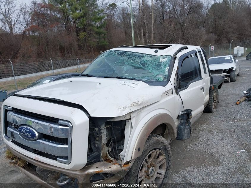 2011 Ford F-250 Lariat VIN: 1FT7W2BT9BEB98633 Lot: 41146608