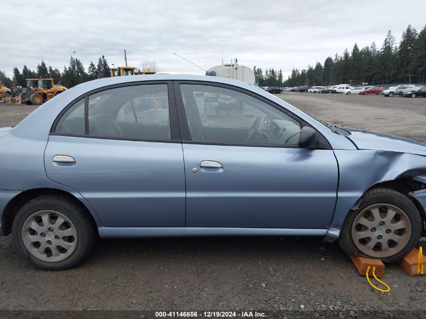 2005 Kia Rio VIN: KNADC125756386442 Lot: 41146656