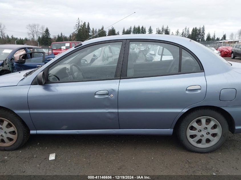 2005 Kia Rio VIN: KNADC125756386442 Lot: 41146656