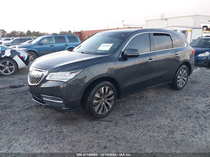 Vin: 5fryd4h47gb032914, lot: 41636909, acura mdx technology   acurawatch plus packages/technology package 20162