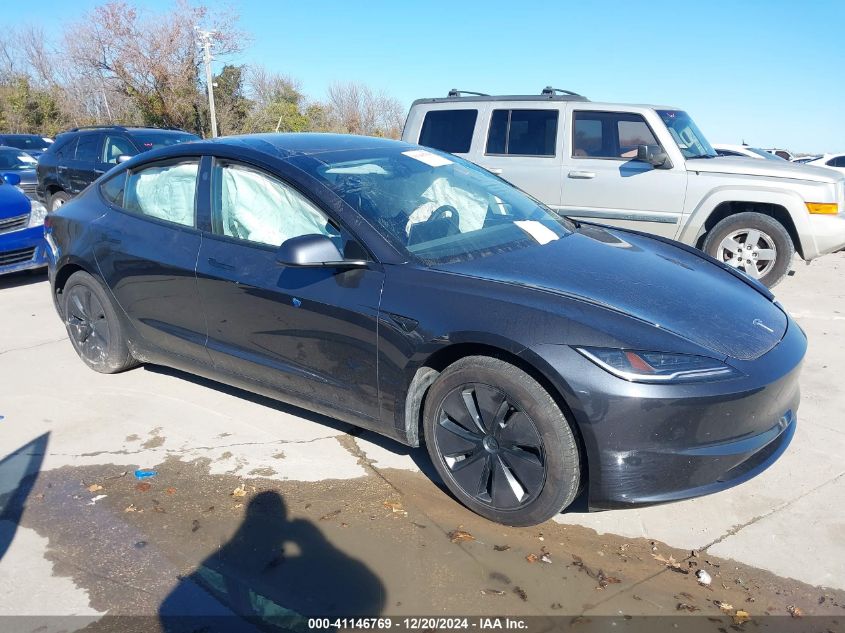 2024 Tesla Model 3 Long Range Dual Motor All-Wheel Drive VIN: 5YJ3E1EB9RF735489 Lot: 41146769